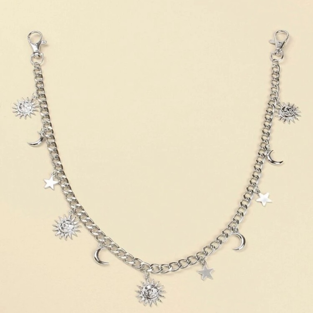 New!! 1pc Moon& Star Pant Chain